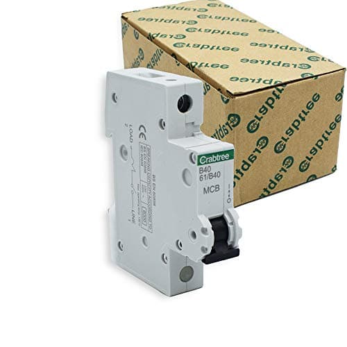 Image of Crabtree 61/B40 Miniature Circuit Breaker (MCB) - 40amp Type B