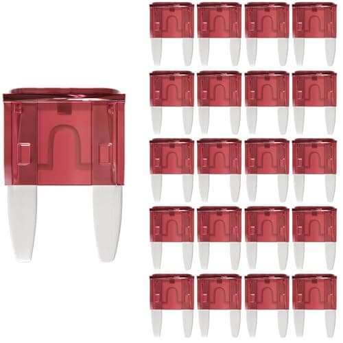 Image of Gebildet 10A Mini Fuse 10 AMP ATM APM Blade Car Fuses 10Amp Automotive Fusibles for RV Auto Motorcycle Truck (Pack of 20Pcs)