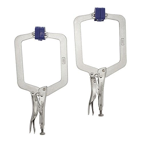 Image of IRWIN Vise-Grip C Clamp, Locking, 2-Piece (45619), Silver