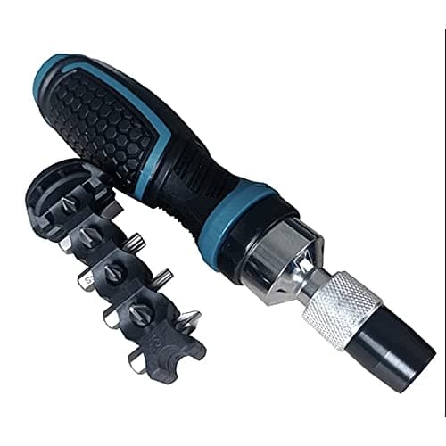 Image of Makita E-10942-12 12 Pack Rachet Screwdriver and 8 Piece Bit Set