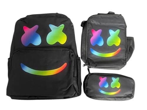 Image of Fayet Backpack 3D Printed School Bags Unisex Laptop Backpack for Kids/Students/Adults (16inch, Black)
