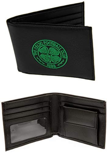 Image of New Official Football Club Embroidered Leather Wallets (Celtic FC Crest)