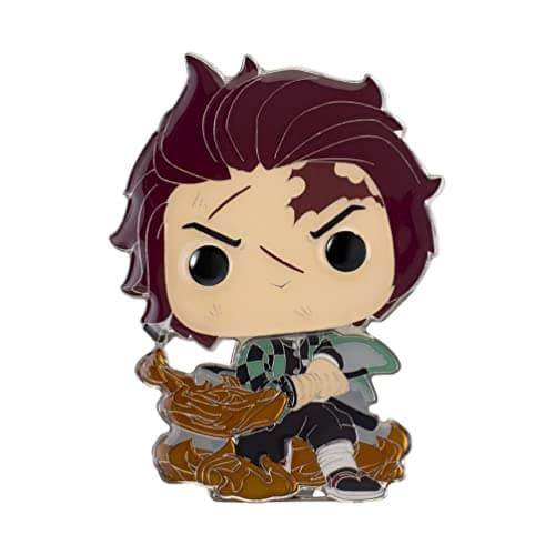 Image of Funko Large Pop! Enamel Pin - Nezuko Kamado - Demon Slayer: Tanjiro Kamado - Demon Slayer Enamel Pins - Cute Collectable Novelty Brooch - for Backpacks & Bags - Gift Idea - Anime Fans