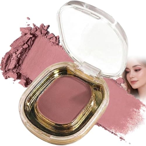 Image of Dusty Rose Matte Single Eyeshadow - Smooth Blendable Pressed Powder, Waterproof Long-Lasting Smudge Resistant Formula, Buildable Colour for Natural Everyday Eye Makeup & Soft Definition