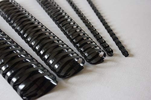 Image of Bind2go Black Binding Combs A5 Box 100x 14 Rings (6mm)