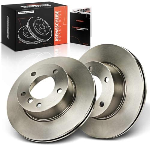 Image of Frankberg Brake Disc Set incl. 2x Discs Front Vented Ø284mm Compatible with 1 Series E81 1 Series F20 1 Series E87 2 Cabriolet F23 Replace# 34116764629, 34116854996