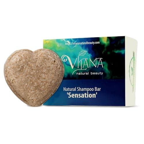 Image of Sensation Natural Shampoo Bar 70g by Vilana | Tones the Scalp, Reduces Hair Loss, Restores Hair Shine & Smoothness | Sulphate Free Hair Shampoo Bar – Suitable for All Hair Types & Problematic Scalp