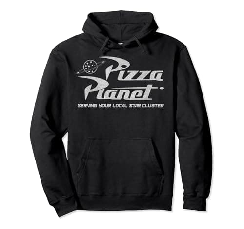Image of Disney Pixar Toy Story Pizza Planet Logo Pullover Hoodie