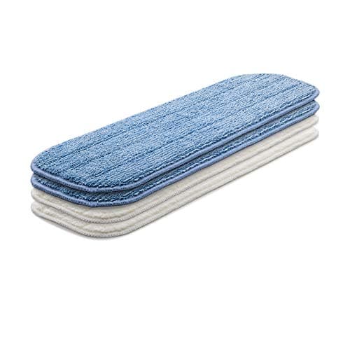 Image of E-Cloth Deep Clean Mop Head Variety Pack - Reusable Microfiber Mop Heads - 2 Damp Mop Heads + 2 Duster Heads - 100 Wash Guarantee