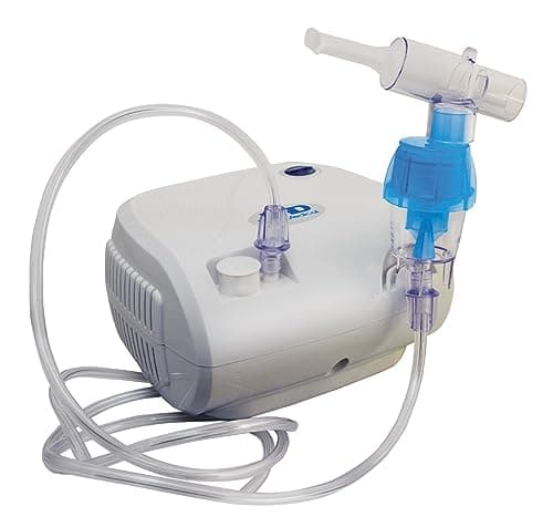 Image of A&D Medical UN-014 - Nebuliser Machine for Adults & Kids - MDD Certified Medical Device for Home Use - Ultra Fine 3 μm Nebulisation - Approx 1/1000th of a Millimetre -Masks for Adults & Kids