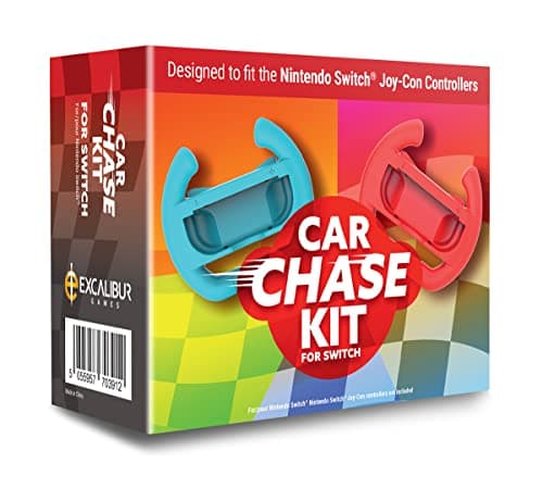 Image of Car Chase Kit for Switch - 2 x Steering Wheels for Joy-Con Controllers