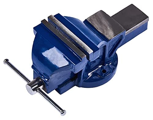 Image of Amtech – 6'' Fixed Bench Vice, Robust Steel Body, Ergonomic Grip, DIY & Trade Use (150mm)