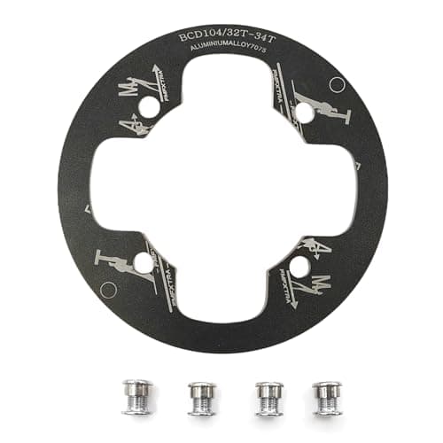 Image of UPANBIKE Mountain Bike Chainring Guard BCD 104mm Aluminum Alloy Chainring Protector Cover For 32~34T Bicycle Chainring Sprockets