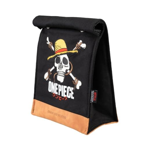 Image of Grupo Erik Insulated Lunch Bag - One Piece Manga Gifts | 9.5 x 11 x 4.7 inches - 24 x 28 x 12 cm Adults & Kids School Lunch Bag | One Piece Gifts Under 15 Pounds