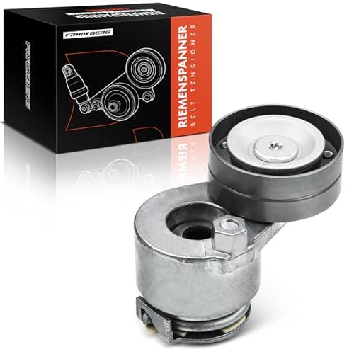 Image of Frankberg Belt Tensioner Belt Pulley Tensioner Compatible with S40 I VS V40 Movano J9 Vivaro J7 F7 Master II JD Trafic II JL FL EL 1.9L 2.0L 2000-Today