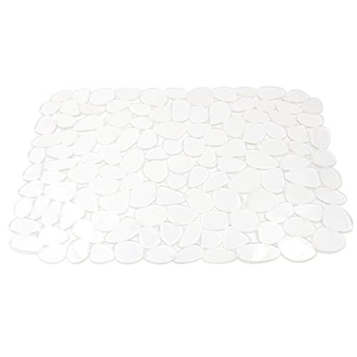 Image of Top-spring Kitchen Sink Protector Mat Pebble Drainer Mat 30 * 40cm (Clear)