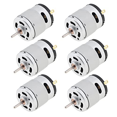 Image of ChgImposs RS360 DC Motor 6-12V 12000-24000RPM High Speed Carbon Brush Micro Motor with Shield Ring for DIY Toys Hair Dryer Electric Fans Appliances