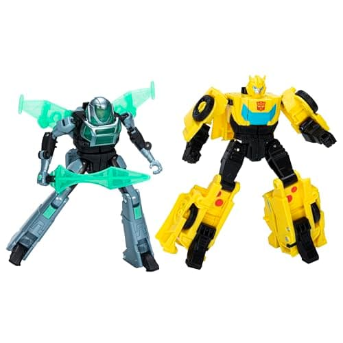 Image of Transformers EarthSpark Cyber-Combiner Bumblebee and Mo Malto Action Figures