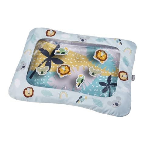 Image of Nuby Animal Adventures Water Mat – Sensory Toys | Interactive Play | Machine Washable Cover | Suitable from 6 Months Plus, 048526890729, Multicolor, One Size