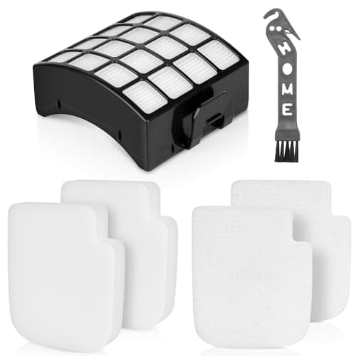 Image of Jollsung Replacement Filters for Shark Stratos Pet Pro Anti Hair Wrap Plus Anti-Odour XL Upright Vacuum AZ3000UKT, 1 Anti Allergen Filter and 2 Foam & Felt Filters Spare Kit