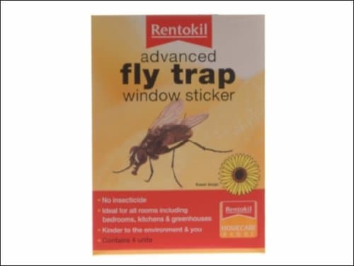 Image of Rentokil FW35 Advanced Window Fly Traps (Pack 4) FW35 (FW-35)