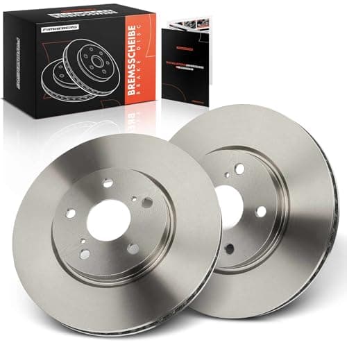 Image of Frankberg Brake Disc Set incl. 2x Discs Front Vented Ø296mm Compatible with IS III E3 IS II E2 IS C GSE2 Replace# 4351230310,435120P010