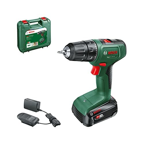Image of Bosch Home and Garden Cordless Drill EasyDrill 18V-40 (1 Battery 1.5 Ah, 18 Volt System, in Carrying case)