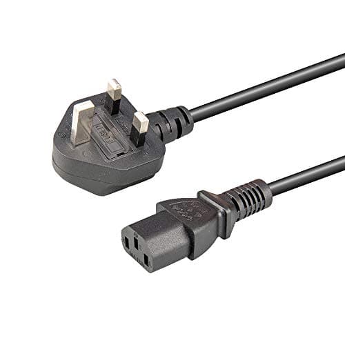 Image of 10A 250v Power Cable 3 Prong Power Cord, 1.5m Ps3 Pc Power Cable Monitor Power Cable Computer Power Cables, C13 Kettle Plug Power Lead Three Pin Lg Tv Power Cord Uk Ac Plug