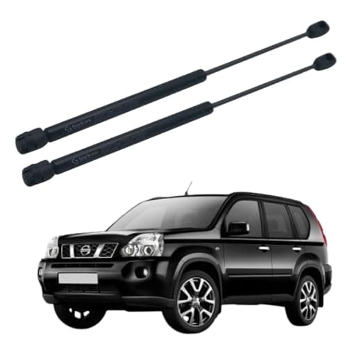 Image of TURKAS, 2x Rear Tailgate Boot Gas Spring Struts For NISSAN X-TRAIL (T31) (2007-2014), Lift Support System 560 (N) 580mm