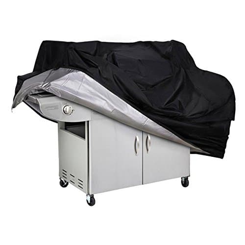 Image of QMQ Barbecue BBQ Cover Heavy Duty Waterproof Grill Protection Large 58-Inch 145cm/ 67-Inch 170cm (XL(170 * 61 * 117cm）)