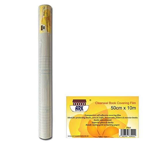 Image of 500mm x 10m Self Adhesive Book Covering Film by Ark (Single)