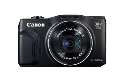 Image of Canon PowerShot SX700 HS Compact System Camera - Black (16.1MP, 30x Optical Zoom) (Renewed)