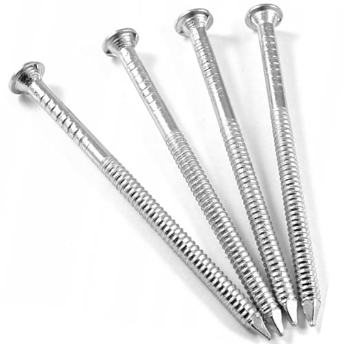 Image of 100 x 40mm Annular Ring Shank Nails Steel Zinc Plated HIGH SS8® Quality