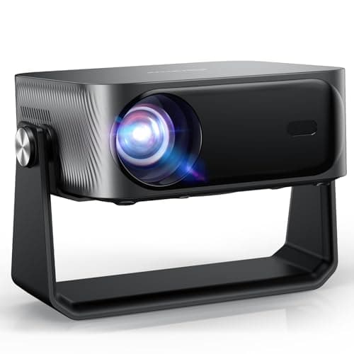 Image of [1500 ANSI/Auto Focus & Keystone/Built-in APPs] 4K Outdoor Projector with Wifi and Bluetooth, Smart Portable Proyector with Built in Apps YouTube/PrimeVideo & Dolby, Home Theater with HDR10+