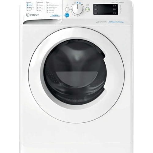 Image of Indesit BDE 107436 WV UK Push&Go 10kg Wash 7kg Dry 1400rpm Washer Dryer - White