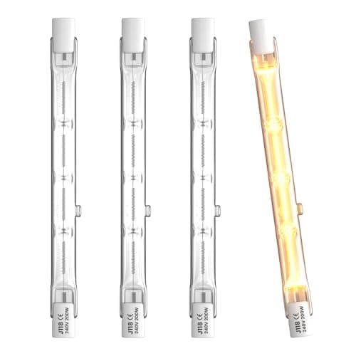 Image of R7S Heat Lamp Bulb 200W 118mm 2300K Warm White Halogen Heating Bulb for Food Catering,Restaurant and Kitchen 220-240V