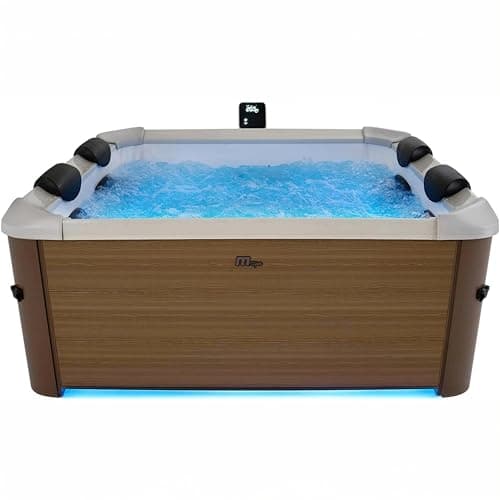 Image of MSpa Oslo 4-6 Person Portable Hot Tub - 13Amp Plug & Play (Amber)