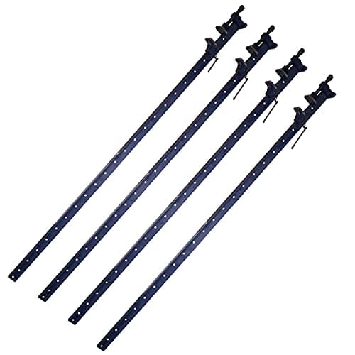 Image of 72” (1800mm) Cast Iron T-Bar Sash Clamp Grip Work Holder Vice Slide Cramp 4pc