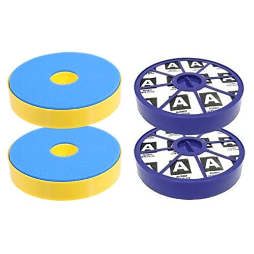 Image of First4spares Washable Pre Motor Filters and Post Motor Allergy HEPA Filters Kit for Dyson DC19 DC20 DC29 Vacuum Cleaners (2 of Each)