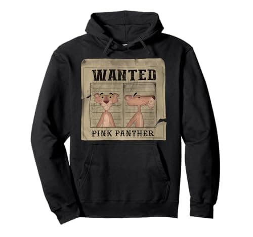 Image of The Pink Panther Wanted Poster Pullover Hoodie