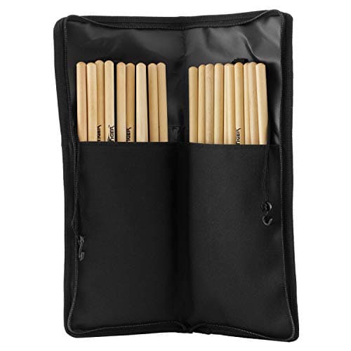 Image of TIGER DGB42-BK Drum Stick Bag with Hardware or Floor Tom Attachments and Carry Handle - Black