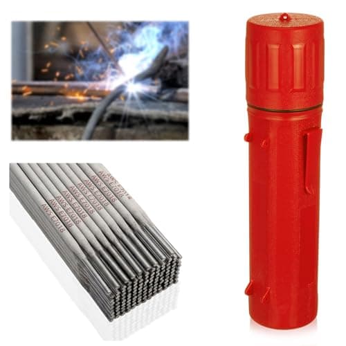 Image of Sosation E7018 Welding Rods 3/32" 5lb, Low Hydrogen Welding Rods with Moisture-proof Storage Tube, Carbon Steel Stick Electrodes for Ac/dc All-position Weldings