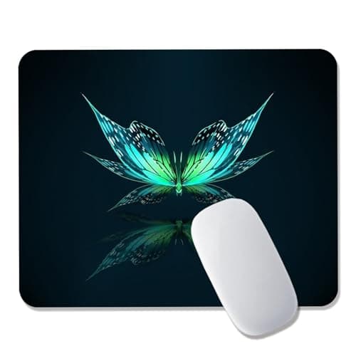 Image of GLANDOTU Mouse Pad/Gaming Mouse Pad/Mouse Mats for Desk/Mouse Pad 260 x 210 x 3 mm,Stitched Edges Anti-Slip Waterproof Rubber Base Mouse Mat,Square MousePad/improved precision and speed -Reflection
