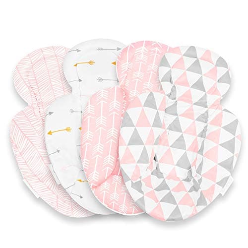Image of BaeBae Goods Infant Insert Compatible with 4Moms Mamaroo & Rockaroo – Car Seat Insert 2 Pack – Reversible Infant Car Seat Insert