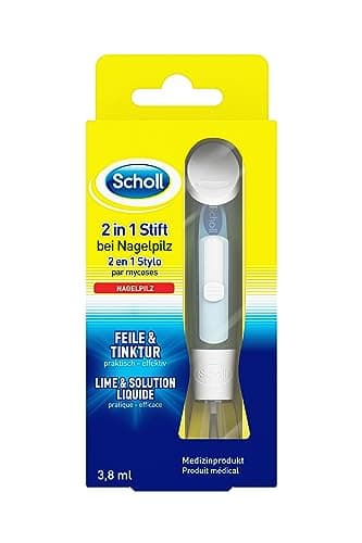 Image of Scholl 2-in-1 Pen for Nail Fungus – Newly Developed System for Treating Nail Fungus and Fungal Infections – Works Directly on the Qule