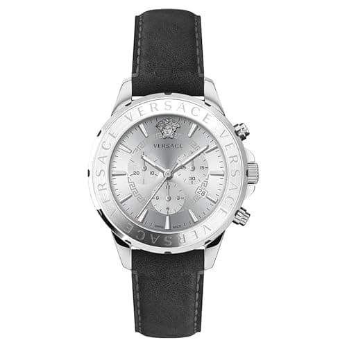 Image of Versace VEV601223 Men's Chronograph Signature Watch 44 mm