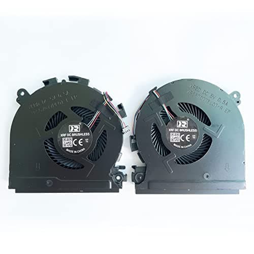 Image of Fleshy Leaf CPU+GPU Cooling Fan Replacement for HP Spectre X360 15-CH 15-CH000 15-CH011DX 15-CH011NR 15-CH075NR 15-CH008CA Series NS75C00-17J22 NS75C00-17J21 L17605-001 L17606-001