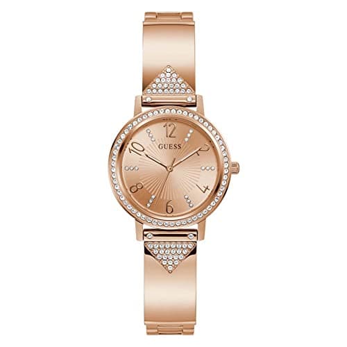 Image of GUESS Women Analog Quartz Watch with Stainless Steel Strap GW0474L3