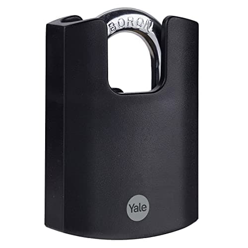 Image of Yale - Y121B/50/132/1 High Security 50mm Brass Padlock - Closed Boron Shackle - 3 Keys