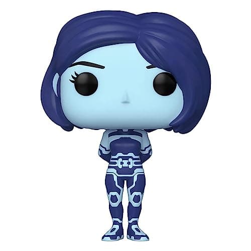 Image of Funko POP! : Halo Infinite The Weapon #026 Glow in The Dark Exclusive Vinyl Figure Protector and Box Include, Blue, small 3.85in